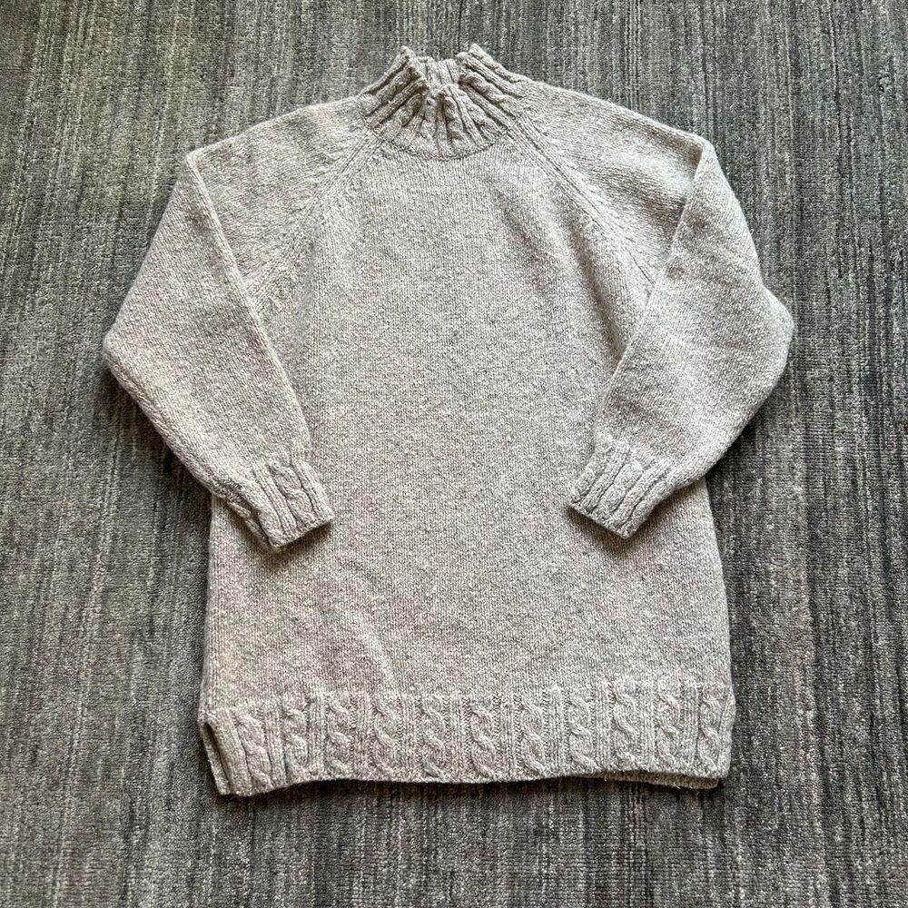 Paul James made in England Wool / Alpaca / Silk / Cotton blend Tunic Sweater, L